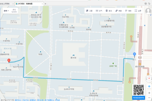 来郑州大学新校区地图