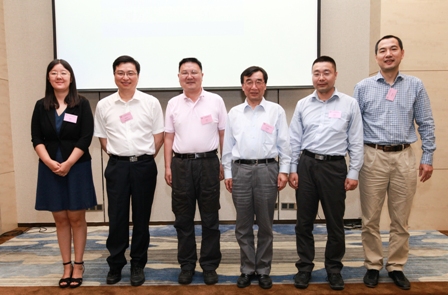 专业组负责人（从左至右）：贾珈、陶建华、郑方、党建武、俞凯、李海峰